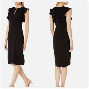 SHOSHANNA Black Party Cocktail Dress NICE!!! Sz 2